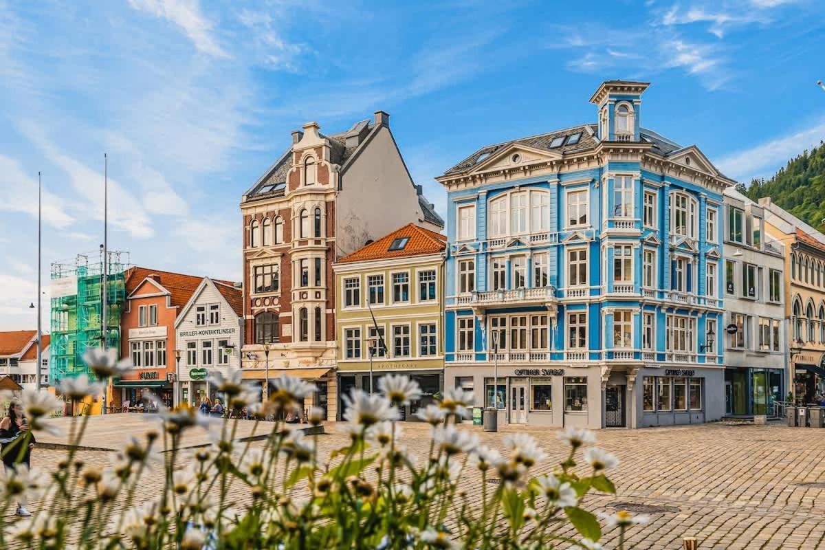 Dinbnb Apartments I 350M To Bryggen I Renovated 2023 I Quiet Top Apart Bergen Eksteriør bilde